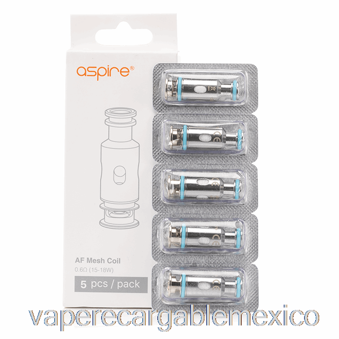 Bobinas De Repuesto Vape Recargable Aspirar Af Bobinas De Malla De 0.6ohm